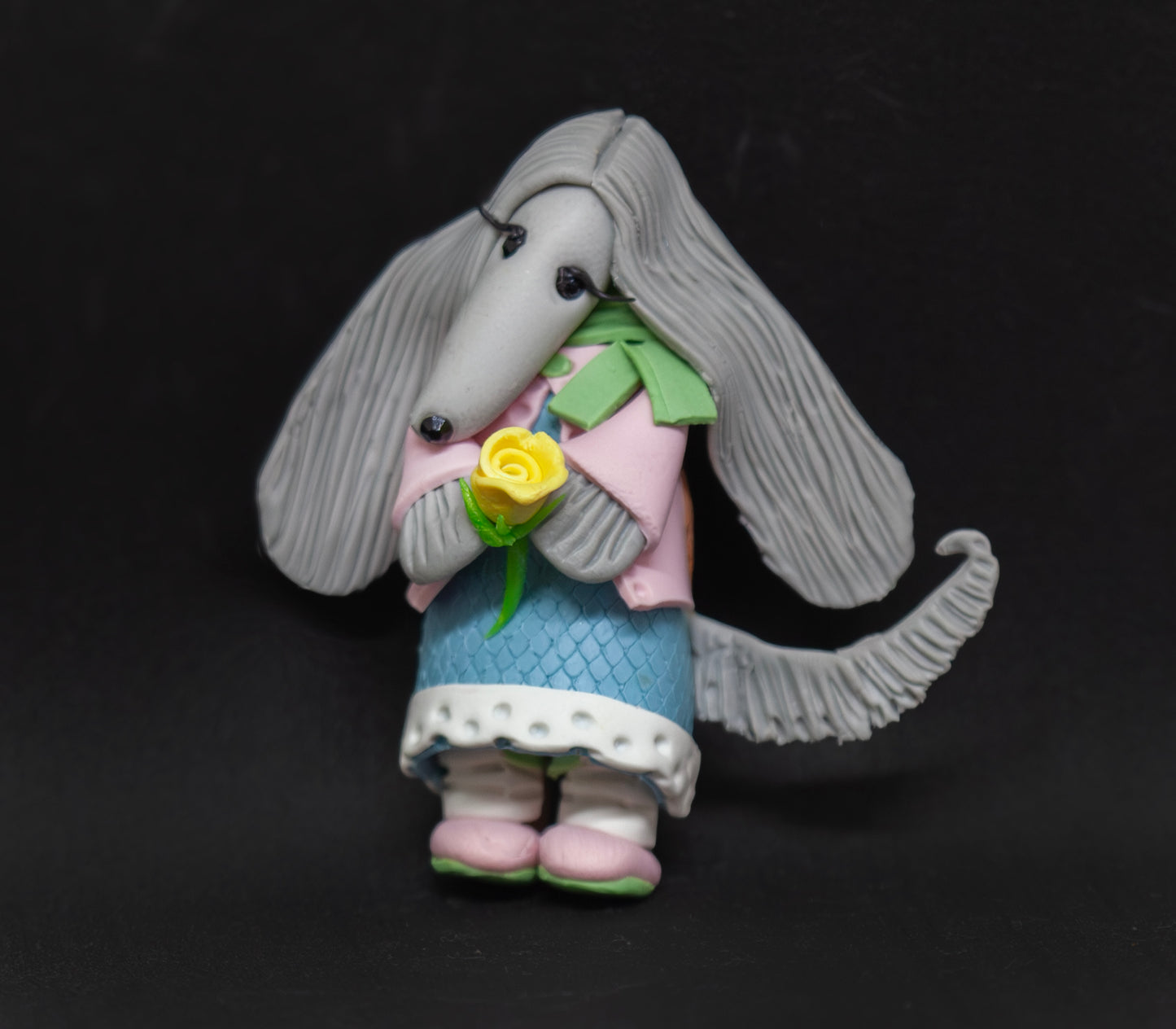 Afghan Hound Pretty Girl Brooch