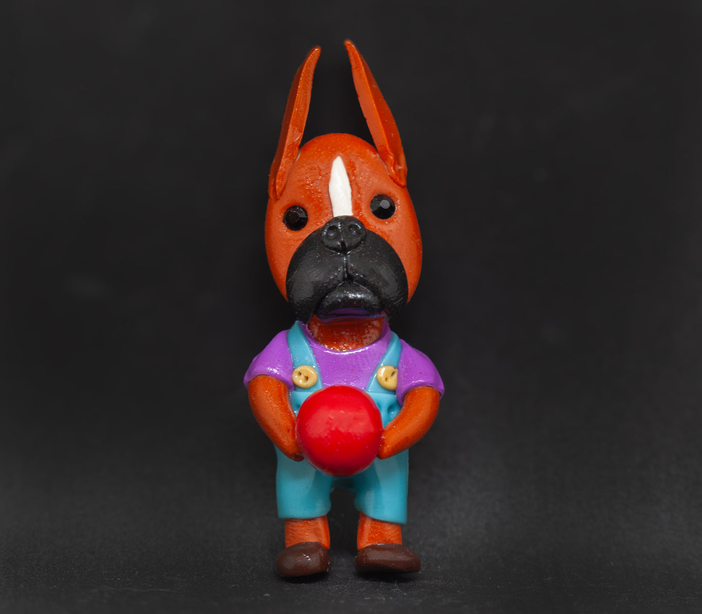 Boxer Ball Addict Boy Brooch