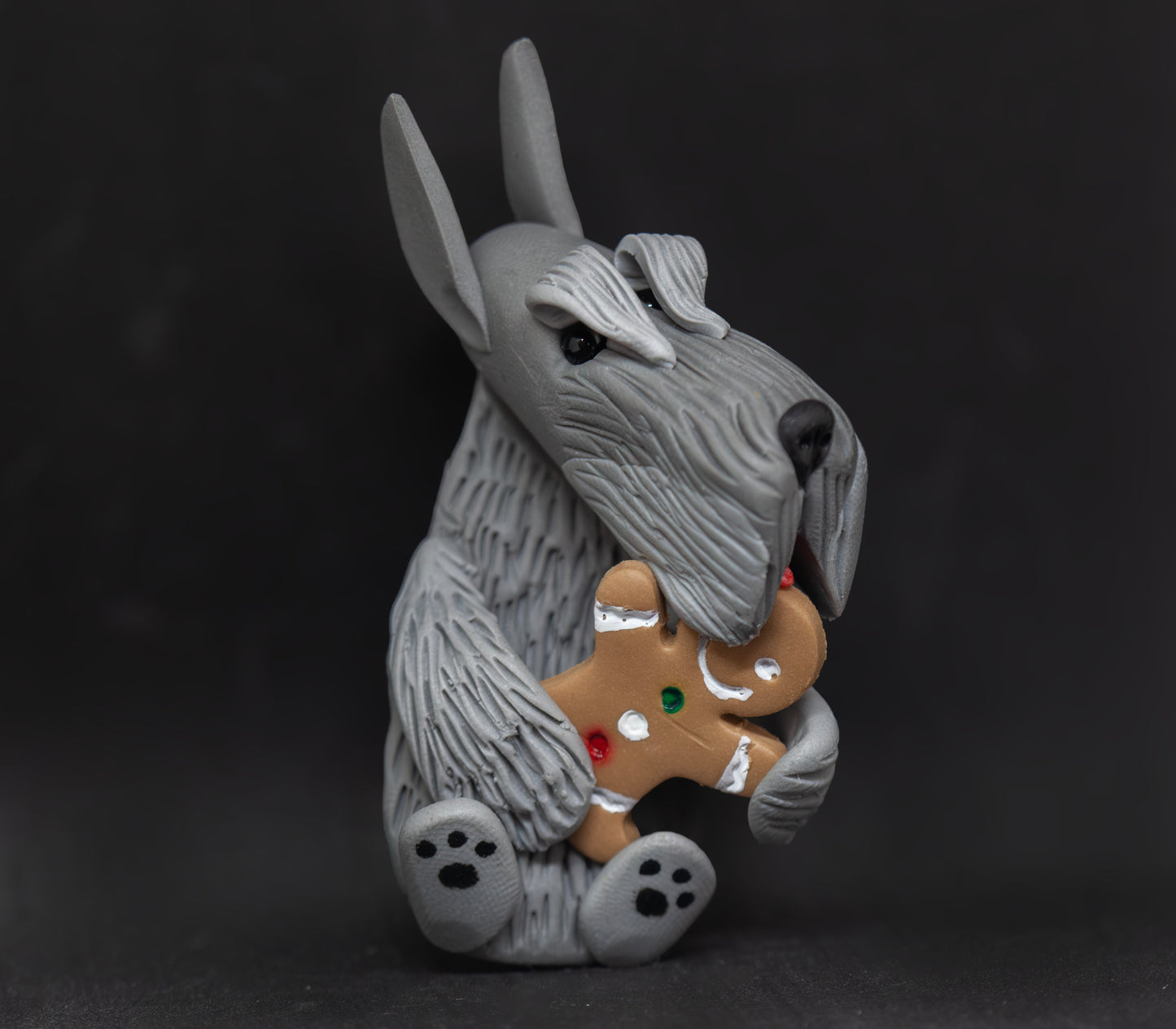 Schnauzer Gingerman Ornament