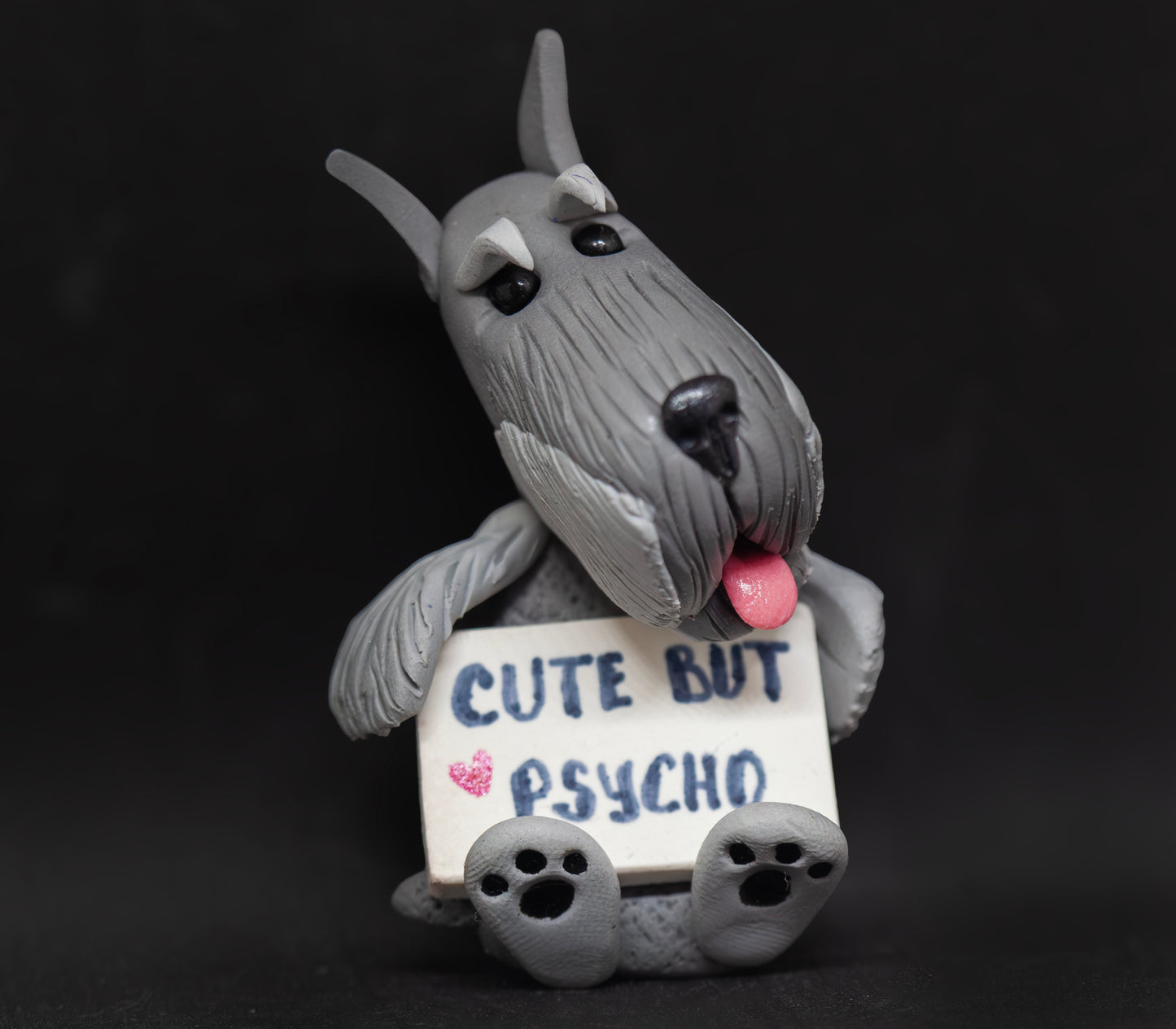 Schnauzer Cute But Psycho Ornament
