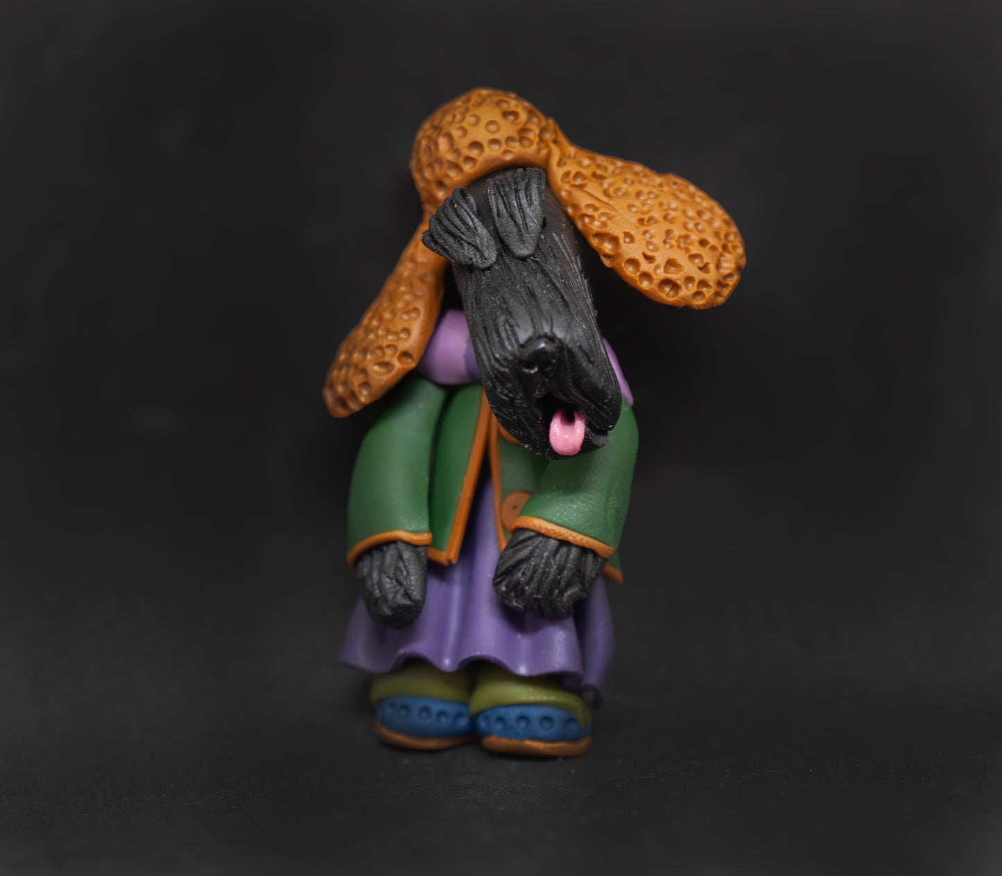 Schnauzer Winter Magnet