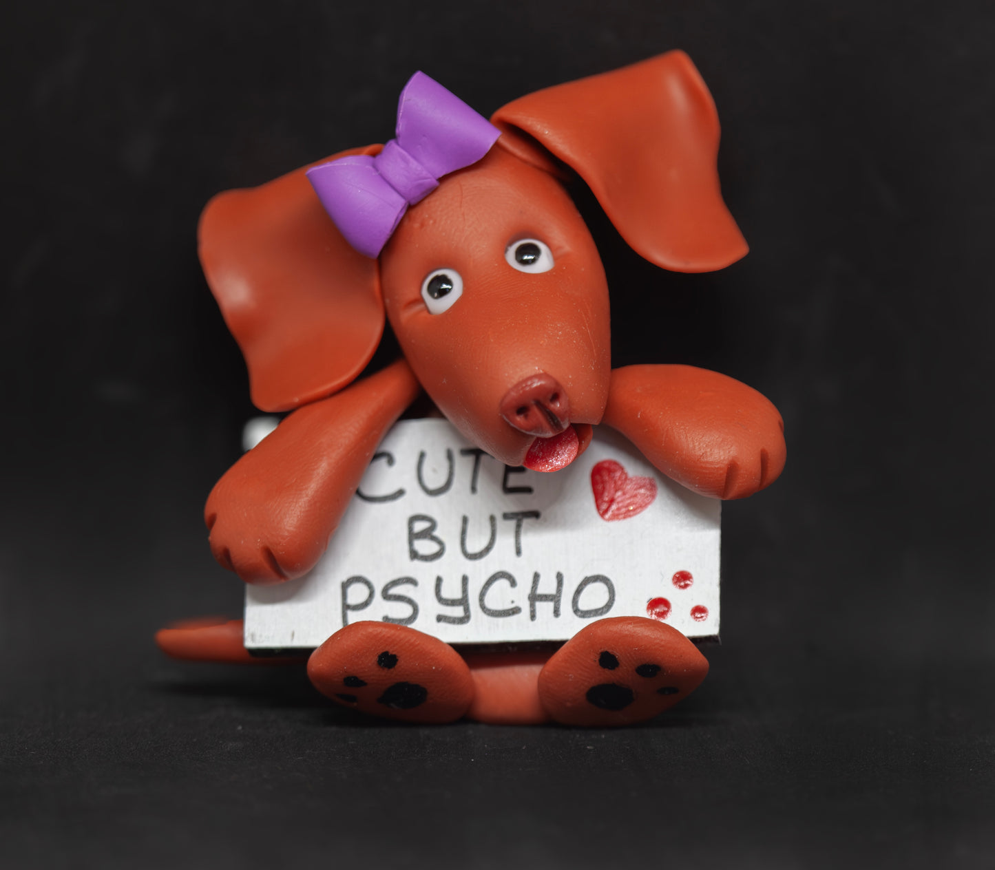 Vizsla Cute But Psycho Magnet