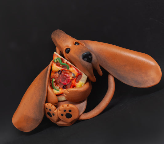Bloodhound Pizza Ornament