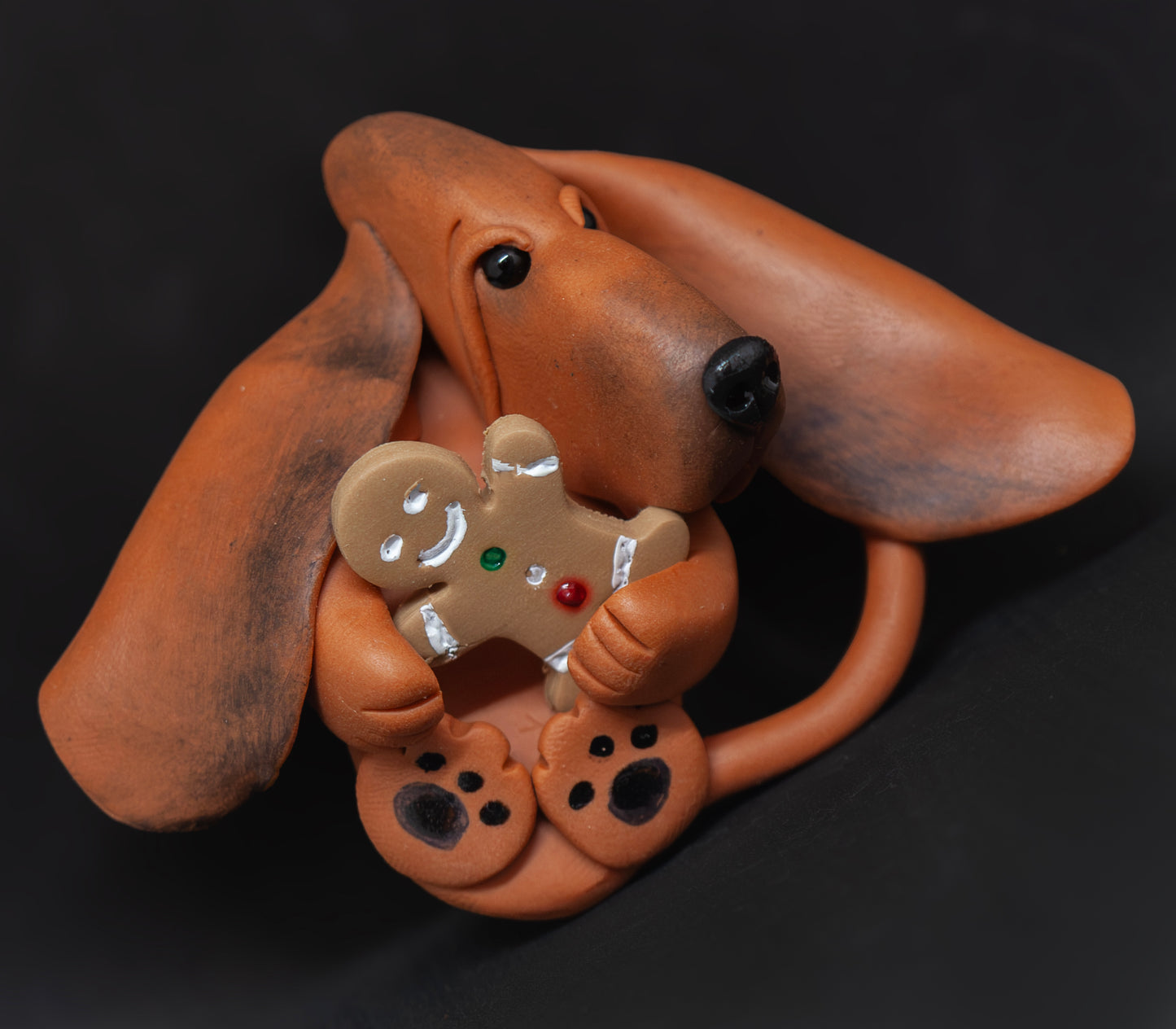 Bloodhound Gingerbread Magnet