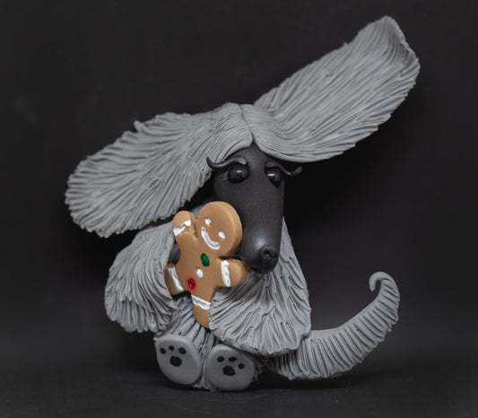 Afghan Hound Gingerman Ornament