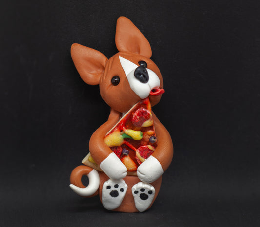 Basenji Pizza Ornament