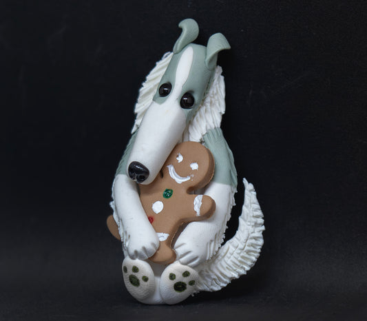 Borzoi Gingerman Magnet