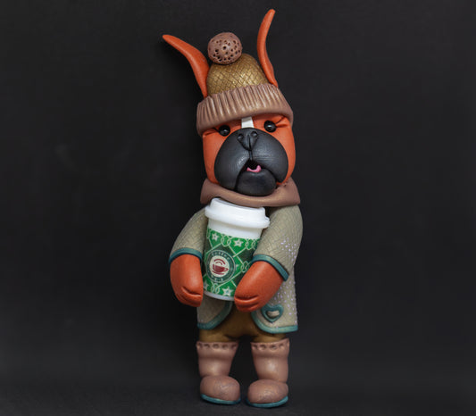 Boxer Coffee Ornament