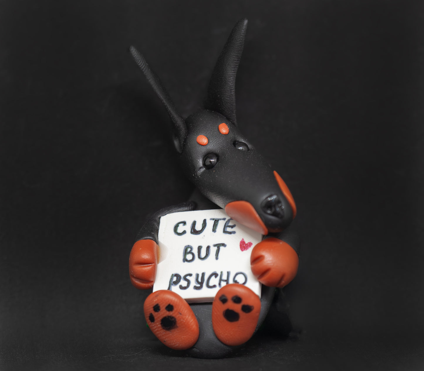 Doberman Cute But Psycho Magnet