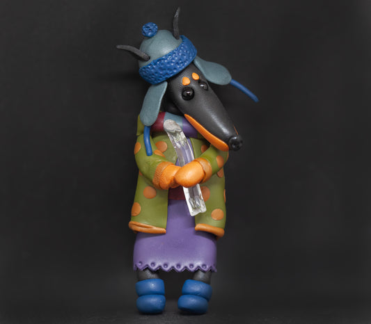 Doberman Icicle Ornament