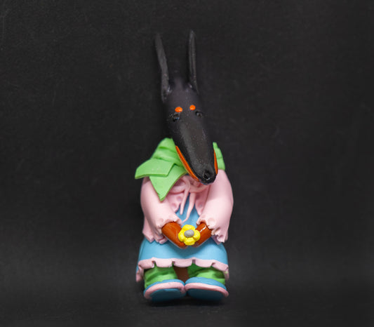 Doberman Pretty Girl Brooch