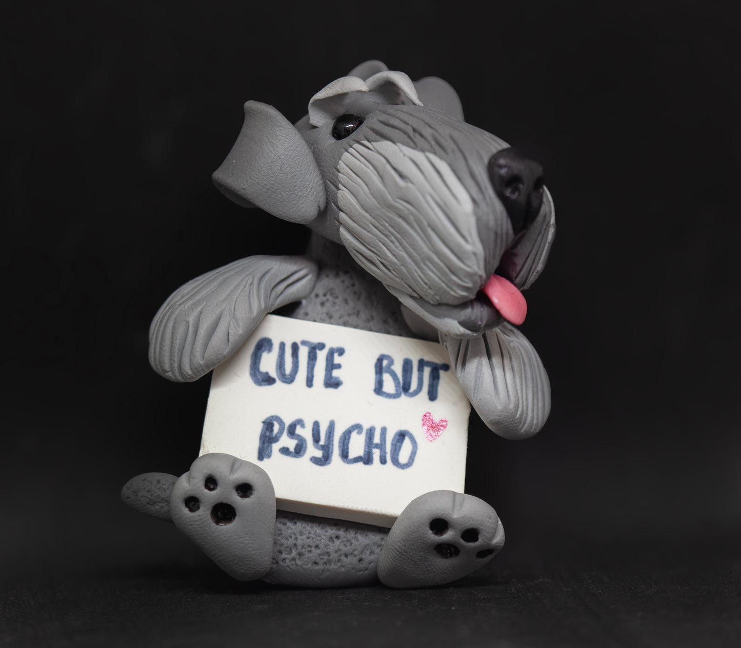 Schnauzer Cute But Psycho Ornament