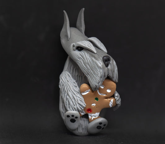 Schnauzer Gingerman Ornament