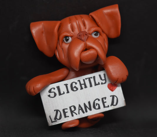 Dogue de Bordeaux Slightly Deranged Magnet
