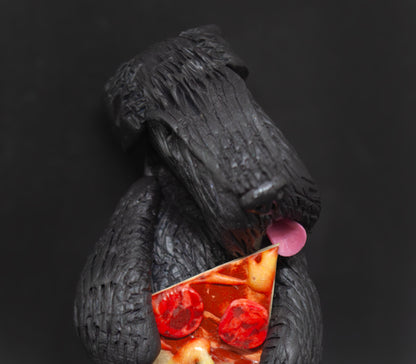 Black Russian Terrier Pizza Magnet