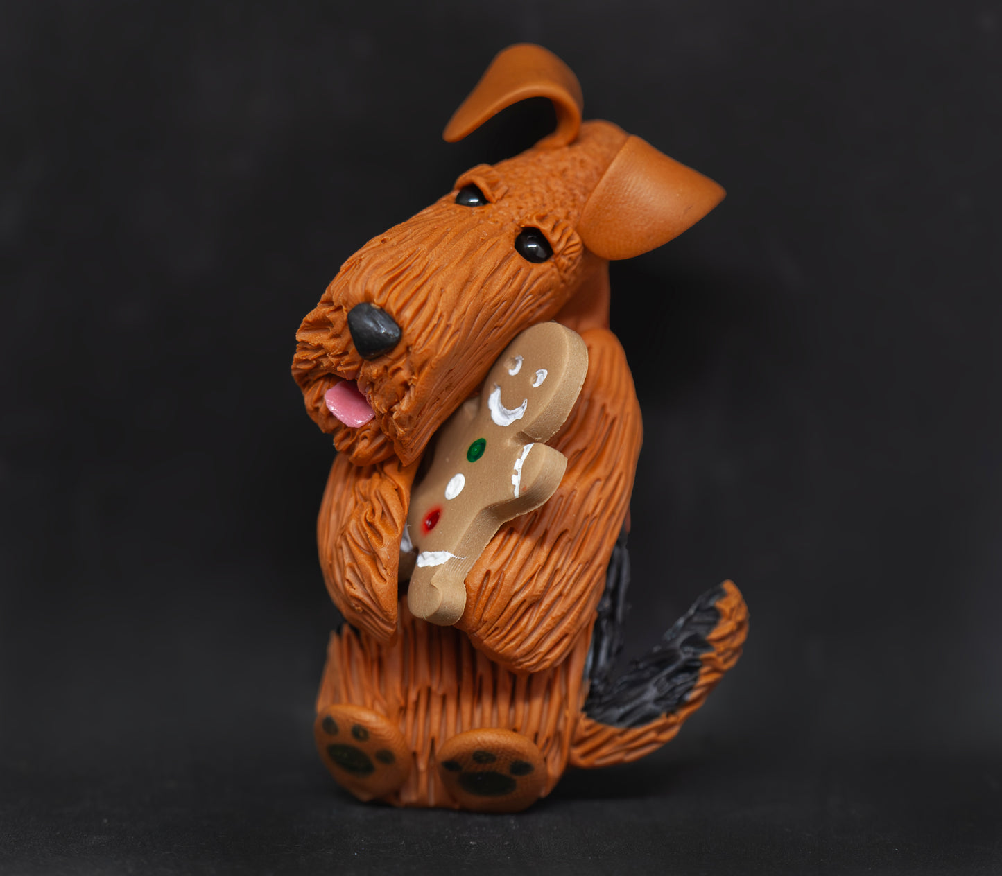 Airedale Gingerman Ornament