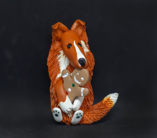 Collie Gingerman Ornament