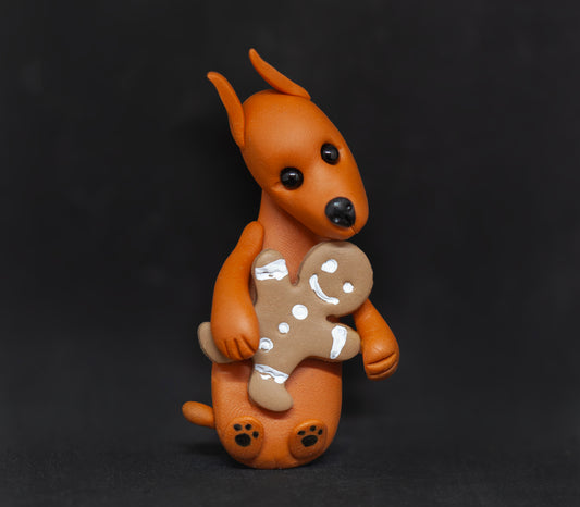 Min Pin Gingerman Magnet