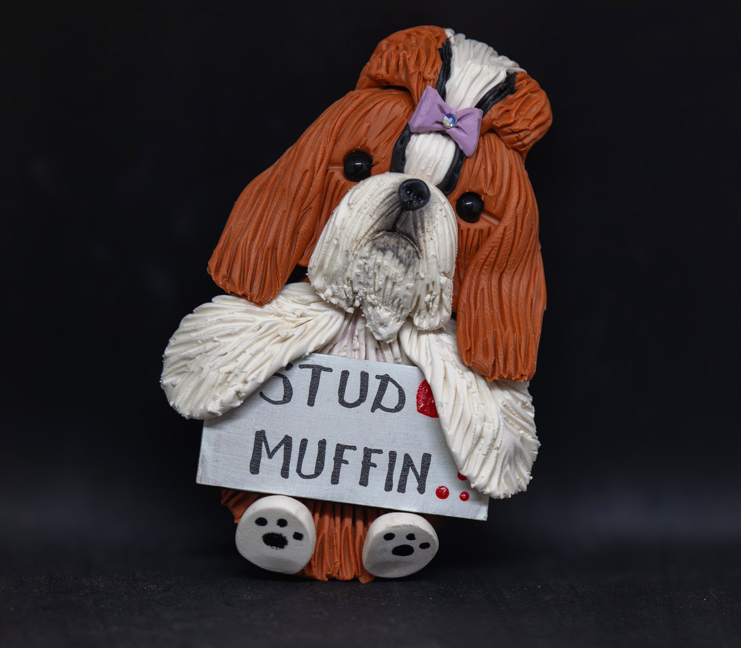 Shih Tzu Stud Muffin Ornament