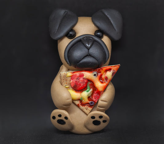 Pug Pizza Magnet (Seconds)
