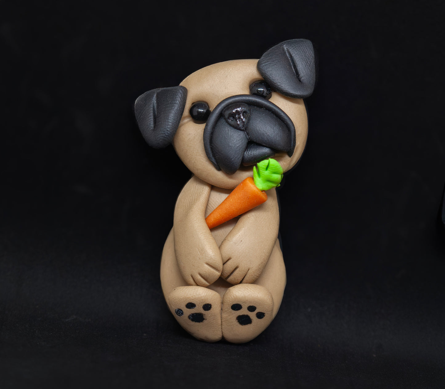 Pug Carrot Magnet